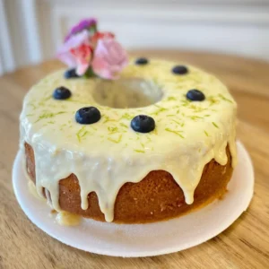 Torta de Arándanos y Limón